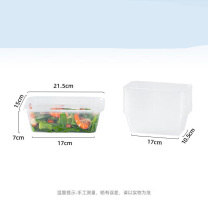 特美居 tmj 一次性饭盒 1500型 50套装 (透明) 长方形加厚带盖