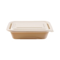 海亚森 HAIYASEN 一次性方形餐盒 A1023 500ml 300套/箱 玉米淀粉可降解