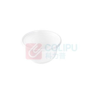特美居 tmj 一次性450型圆形餐盒 带盖 TMJ-2262 450ml (白色) 50套/箱