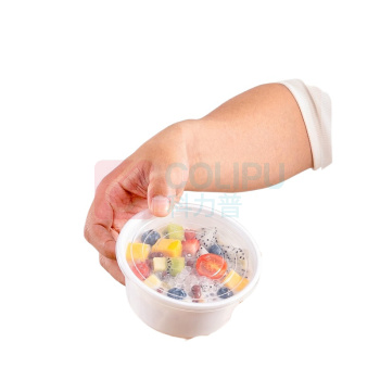 特美居 tmj 一次性450型圆形餐盒 带盖 TMJ-2262 450ml (白色) 50套/箱