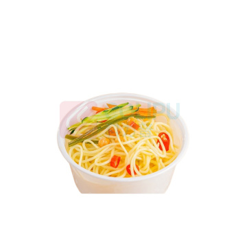 特美居 tmj 一次性450型圆形餐盒 带盖 TMJ-2262 450ml (白色) 50套/箱