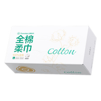 全棉时代 PURCOTTON 盒装棉柔巾 20*20cm 90片/盒
