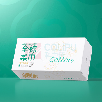 全棉时代 PURCOTTON 盒装棉柔巾 20*20cm 90片/盒