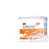 3M 双线细滑牙线棒 赠随身盒 LM3M-01 124支