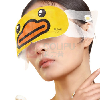 珍视明 小黄鸭破壳款蒸汽眼罩洋甘菊热敷发热睡眠遮光眼罩 10片