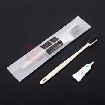 雅高 一次性牙刷牙膏软毛牙具 8cm 10套