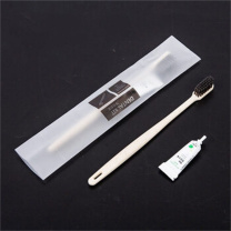 雅高 一次性牙刷牙膏软毛牙具 8cm 10套