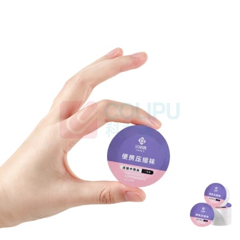 洁丽雅 grace 一次性便携压缩袜 JA2086 中筒袜 (白色) 5双/组*100/箱 36-43码适用