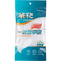 茶花 CHAHUA PE一次性手套 3501 100只/包 (透明) 216包/箱