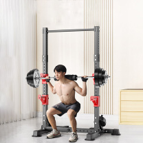 康斯特 深蹲架 多功能引体款+100kg 多功能家用卧推架一体杠铃架