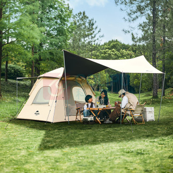挪客 naturehike Ango自动天幕版帐篷 CNK2300ZP014 展开尺寸210x210x140cm (奶酪色)