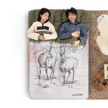 挪客 naturehike 北极熊图案款双人睡袋 NH21MSD06 尺寸展开215x145cm (北极熊)