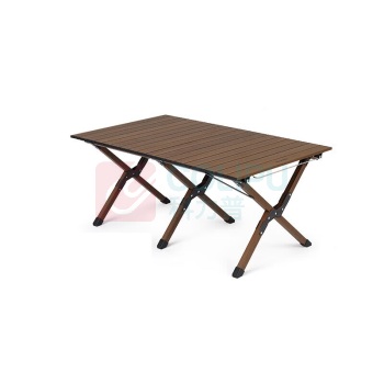 挪客 naturehike 方芸 铝合金蛋卷桌 CNK2300JJ019 展开尺寸106*60*44cm (黑胡桃色)
