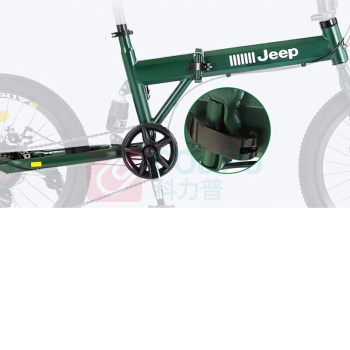 Jeep 折叠自行车 飞虎 pro 辐条轮 成人男女20寸 (军绿色)