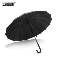 安赛瑞 商务大雨伞 39816 94×120cm (黑色) 展开弧长140cm