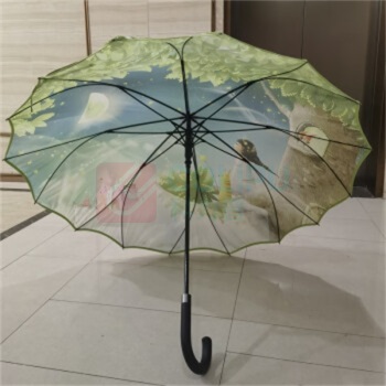 优企 DZ户外遮阳雨伞 25寸8骨 浅绿,浅粉,深蓝 3种花色随机发货