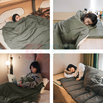 挪客 naturehike 灵动信封带帽棉睡袋 冬季单人2~5℃/可拼接 LD350 (墨鸢)