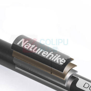 挪客 naturehike 晴雪Pro三节7075铝合金登山杖 NH17D017-D 61-135cm (雅黑色)