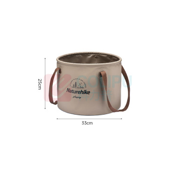 挪客 naturehike 水桶可折叠圆形 NH20SJ040凌沃 20L (浅咖)