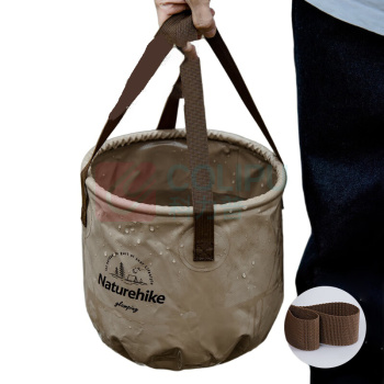 挪客 naturehike 水桶可折叠圆形 NH20SJ040凌沃 20L (浅咖)