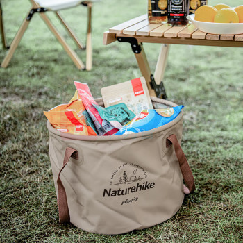 挪客 naturehike 水桶可折叠圆形 NH20SJ040凌沃 20L (浅咖)