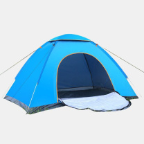 三极 三极户外 TP2307 全自动野营速抛帐篷 200*145*105cm 双人蓝色