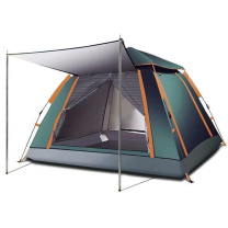 三极 三极户外 TP2328 家庭式3-4人带庭院帐篷 220*220*170cm 银胶 墨绿色