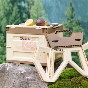 卓一生活 ZUEI 悦生活户外折叠两件套 ZY-H2306 折叠箱*1 折叠凳*1