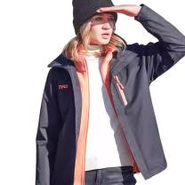 TFO 冲锋衣男女软壳冲锋衣 662961 2XL (灰蓝色)