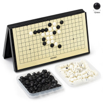 得力 deli 磁石围棋 6754 中号 (黑色) 36套/箱