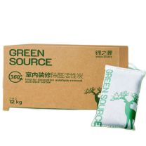 绿之源 GREEN SOURCE 活性炭除甲醛碳包 Z-1333 12kg实惠装
