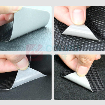 3M 力魔术贴带背胶汽车脚垫固定贴子母扣 4*10cm