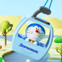 哆啦A梦 DORAEMON 小缆车 车载挂饰香薰 /RAM0038/蓝色