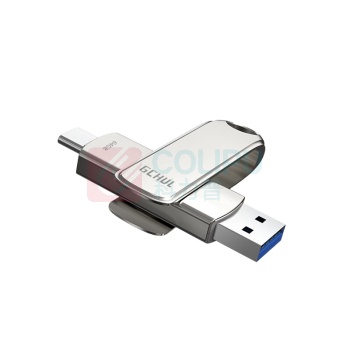杰储 GCHUL 高速U盘 U130 暮光系列 64GB (银色) USB3.1 单次5个起订