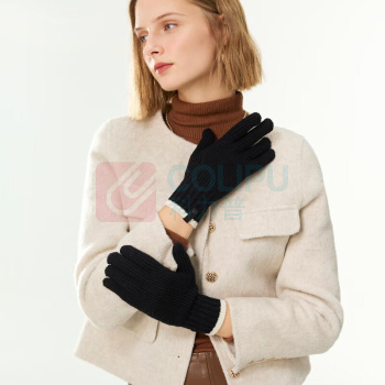 ELLE 手套 35WE36020 25*8cm 100%绵羊毛 副