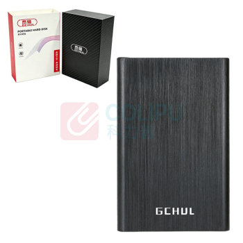 杰储 GCHUL 移动硬盘 JYYT1100 1T (磨砂黑色) USB3.0 2.5英寸