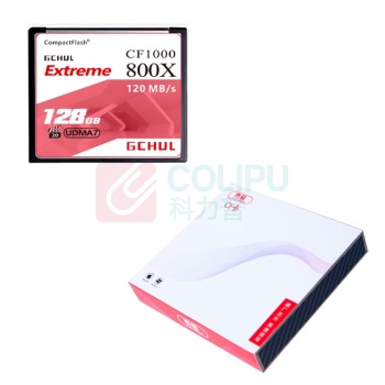 杰储 GCHUL CF卡 存储卡 CF1000 128G (灰色) 偏远地区运费另议