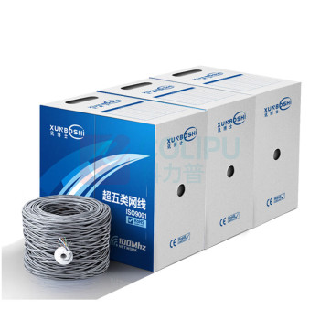 讯博士 超五类非屏蔽网线 CWFH305MA 305m/箱 (灰色) 偏远地区运费另议