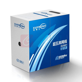 讯博士 超五类室外双护套网线 CWS305MB 305m/箱 (黑色) 偏远地区运费另议