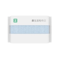 最生活 纯棉毛巾洗脸巾强吸水 A-1120 33*72cm 85g (浅蓝) 不含偏远地区