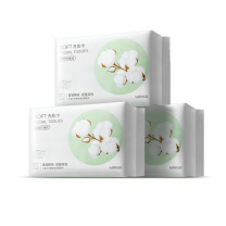名创优品 MINISO 一次性洗脸巾珍珠纹洗面巾洁面巾干湿两用 15x20cm 100抽*3包