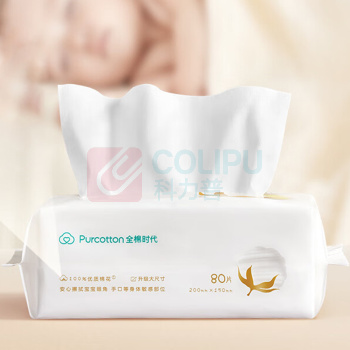 全棉时代 PURCOTTON 超柔棉柔巾 15*20CM 80抽/包 24包/组