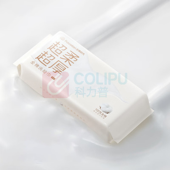 全棉时代 PURCOTTON 超柔全棉洗脸巾 PPM23700001 75gsm 平纹 20*20CM 60片/包 3包/组