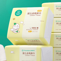 全棉时代 PURCOTTON 婴儿棉柔巾 45g 120*200mm 80片/包 6包/提
