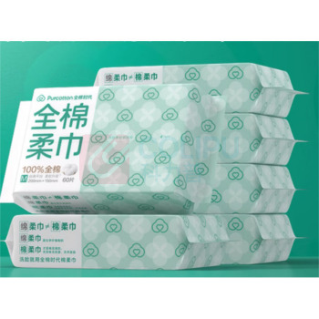 全棉时代 PURCOTTON 棉柔巾 PPJ25700027 M码,60片6连包