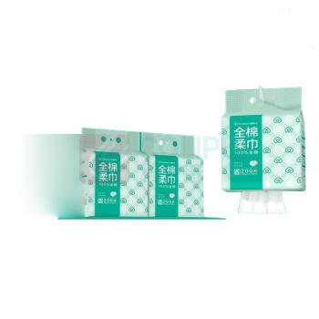 全棉时代 PURCOTTON 悬挂款棉柔巾 M码 200片*3包/箱