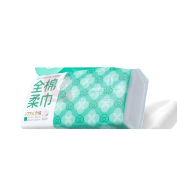 全棉时代 PURCOTTON 棉柔巾 PPJ25700024 L码100片/包 36包/箱