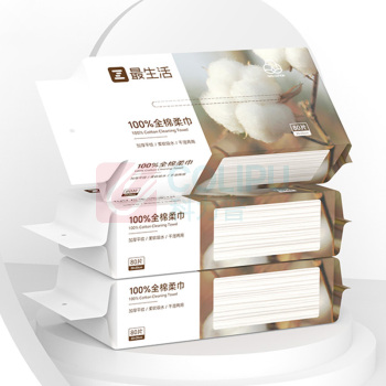 最生活 洗脸巾 Z-8812 (白色) 80片/包