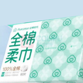 全棉时代 PURCOTTON 棉柔巾 洗脸巾 60片*6包