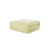 全棉时代 PURCOTTON 夏双面毛圈浴巾 PTY232054PD00070 70*140cm1条装 (轻时光黄绿)